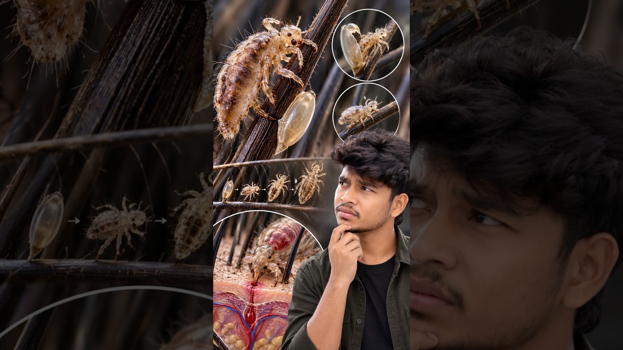 🤯 తలలో పేళ్ళు ఎలా పుడతాయి? #osmdhruva #telugu #telugufacts #telugunews