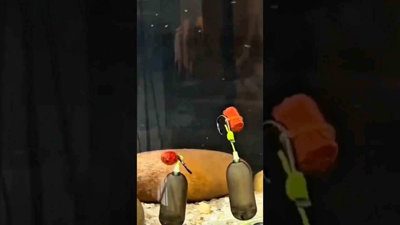 Lưỡi câu cá mè, cá chép nổi đáy hút cá, câu là dính #fishing #carpfishing