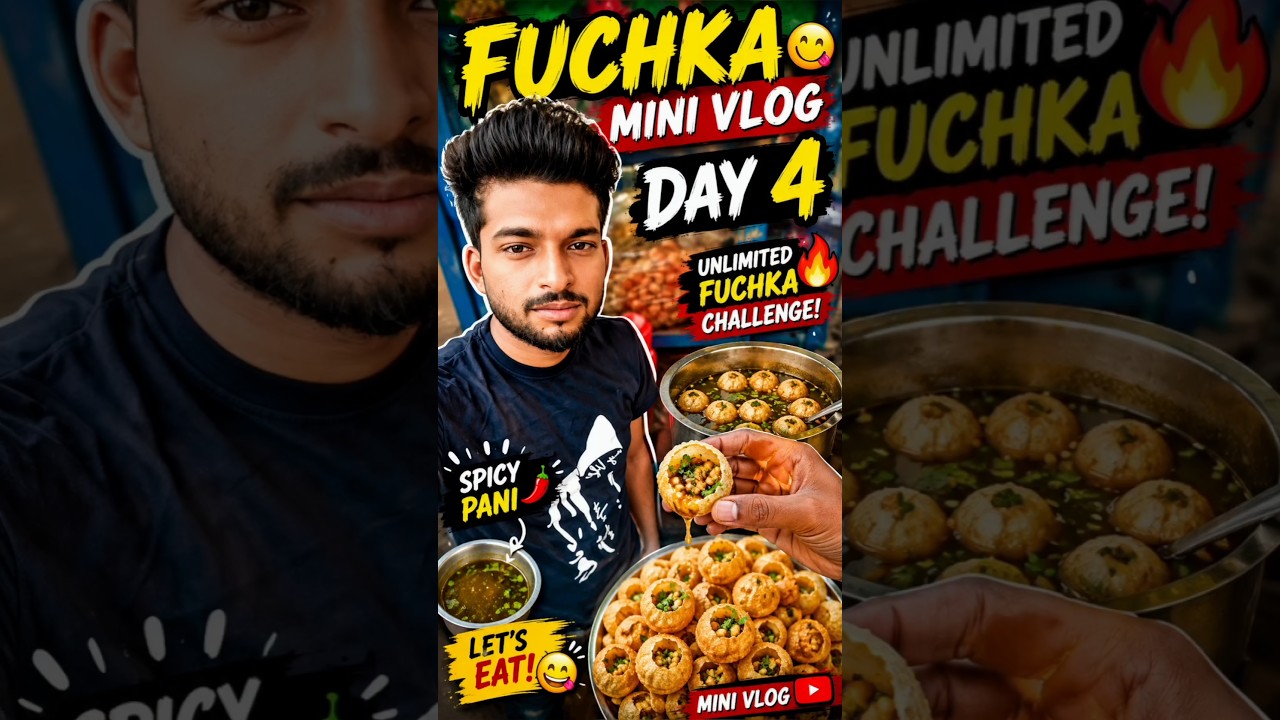 Fuchka mini vlog Day 4 🤤 #short #shorts #minivlog