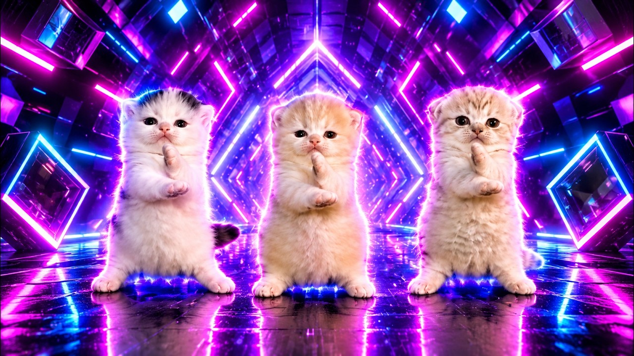 Three Kittens dancing Zero Two dance to Bemax - Basin Boret / Pasing Goreng [AMV]