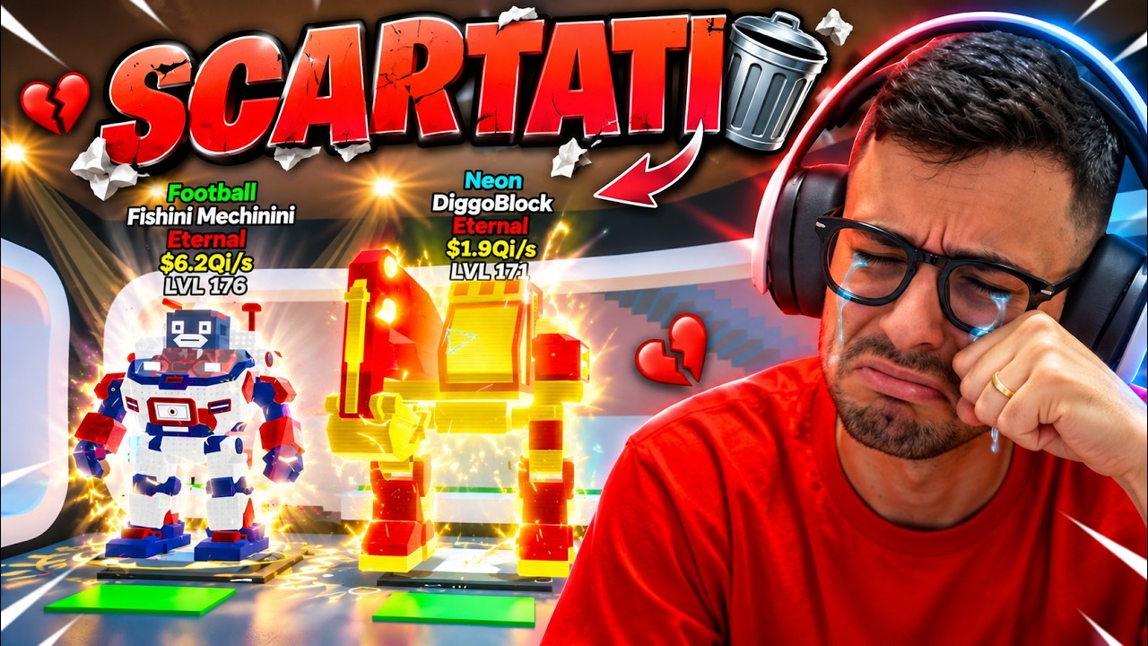 SCARTO FISHINI MECHININI e DIGGOBLOCK su STEAL a BRAINROT!