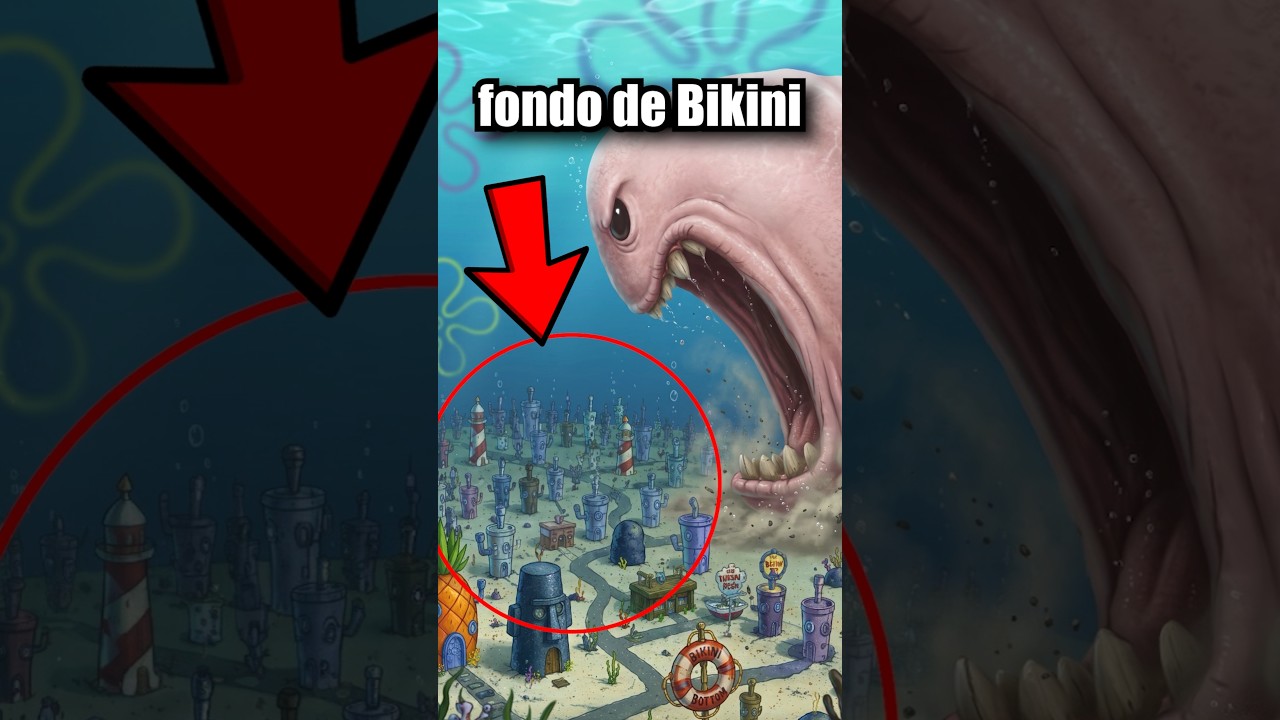 El día que Fondo de Bikini casi desaparece 😨 #bobesponja #shorts
