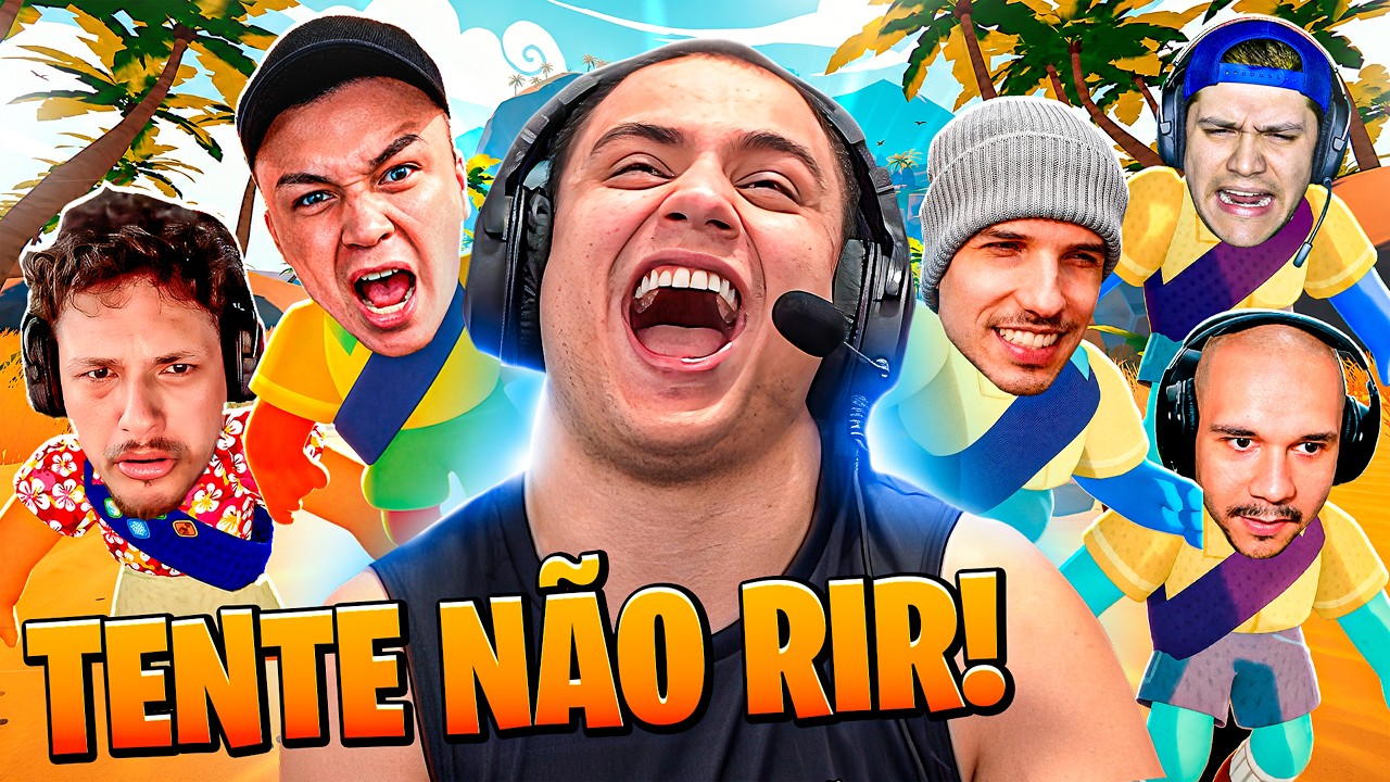 IMPOSSÍVEL NÃO RIR!🤣 PAULINHO ESCALANDO MONTANHAS COM OS AMIGOS no PEAK ( Modder Clips)