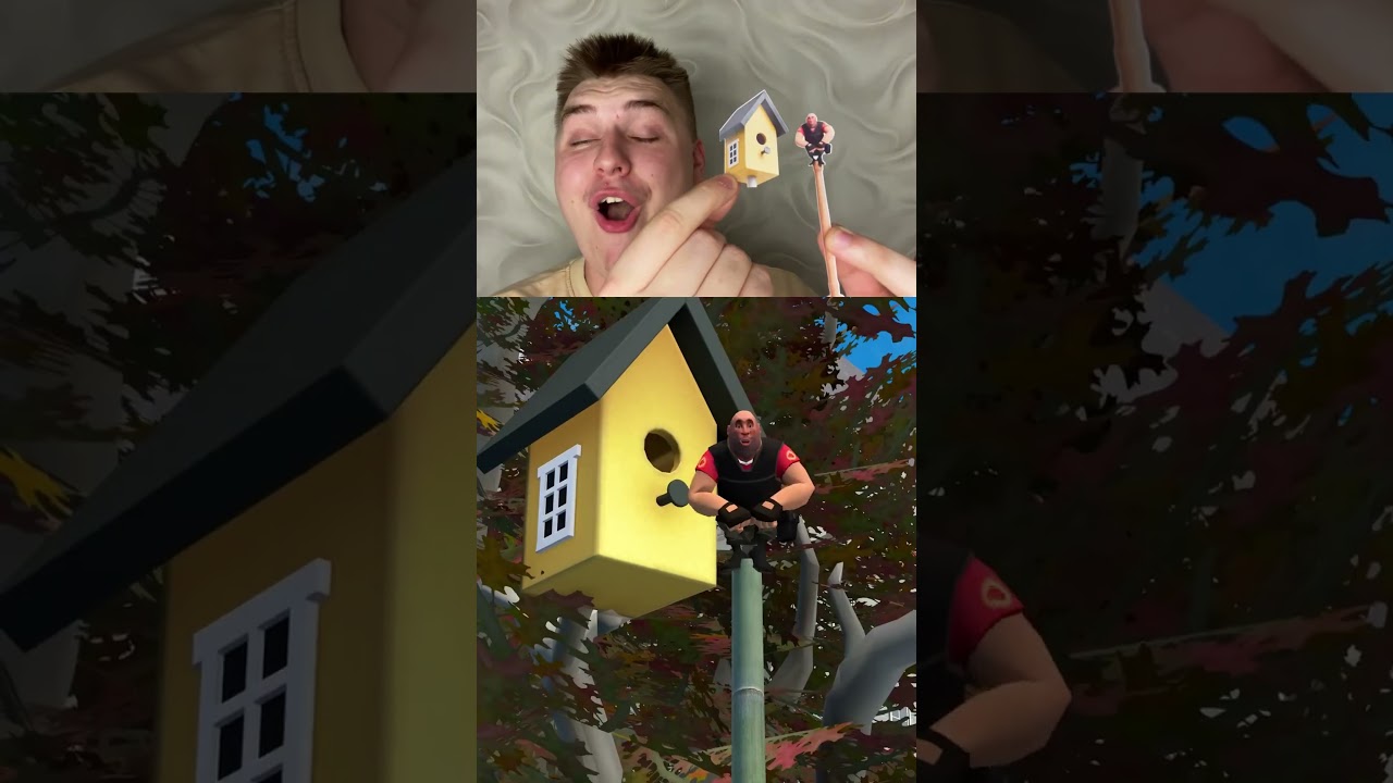 PINK BOX REACT He helps the pootis bird return to the nest! 💫❤️ #tf2 #animation #memes