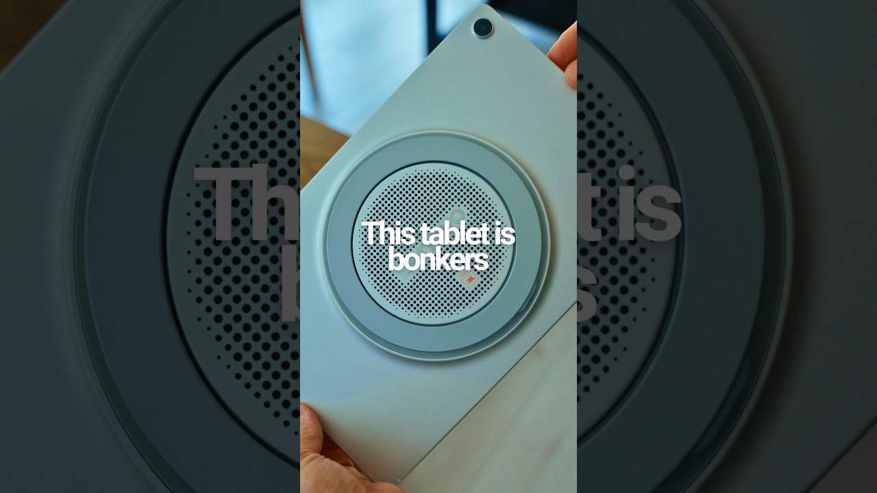 This tablet has NINE speakers on it 😳 #Lenovo #Android #JBL