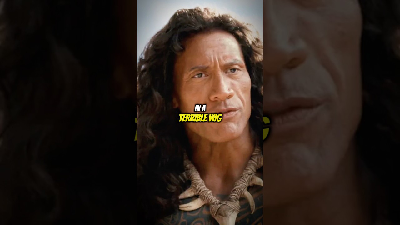 The Live Action Moana is BAD #disney #therock #maui #heihei #animation