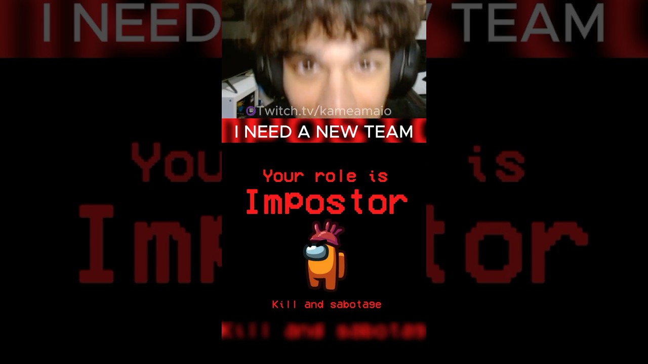 I NEED A NEW TEAM #amongus #youtubeshorts