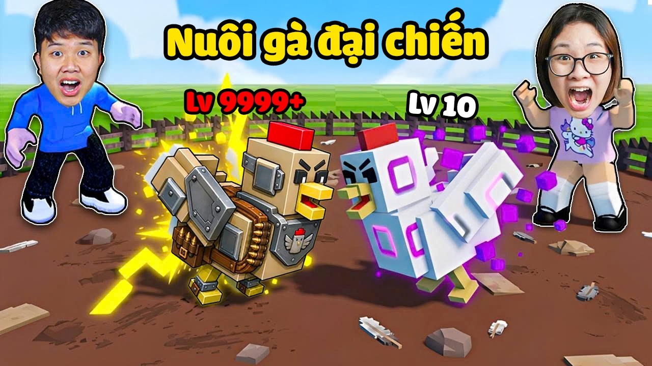 Huấn Luyện Gà Chiến Max 1.000.000 Sức Mạnh Đấu Với Nhau Xem Gà Ai Mạnh Nhất Cùng bqThanh & Ốc