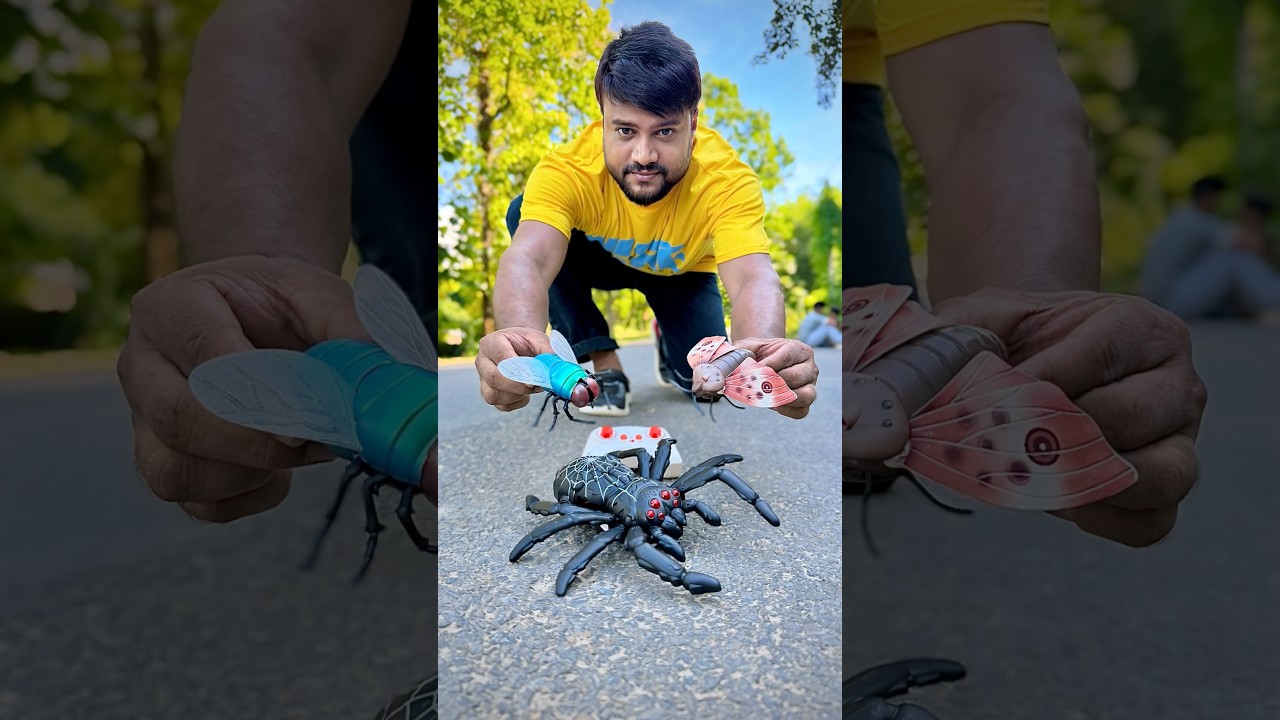 Rechargeable Rc Wall Climbing Spider Vs Duita Rc Makde🪲Unboxing