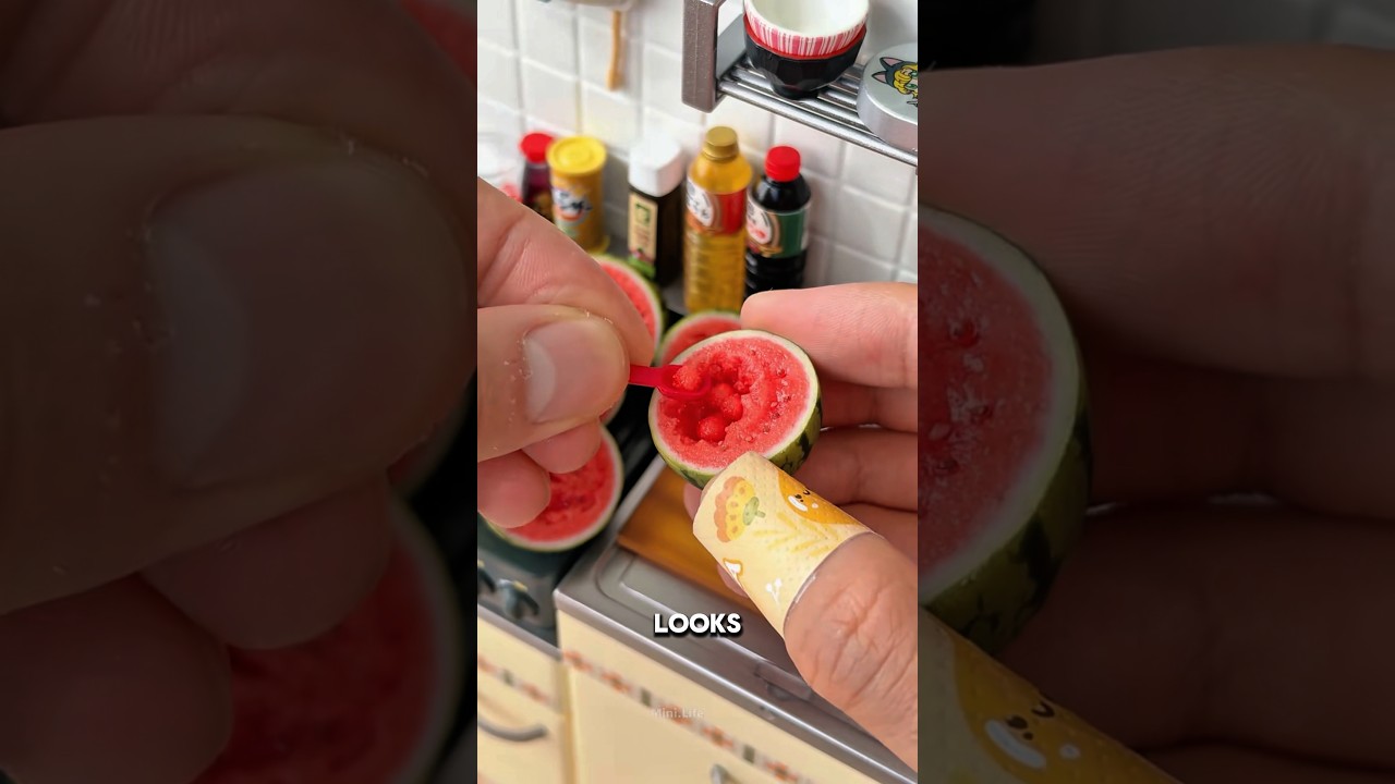 World's Smallest Watermelon Slicing! 🍉✨ #Shorts