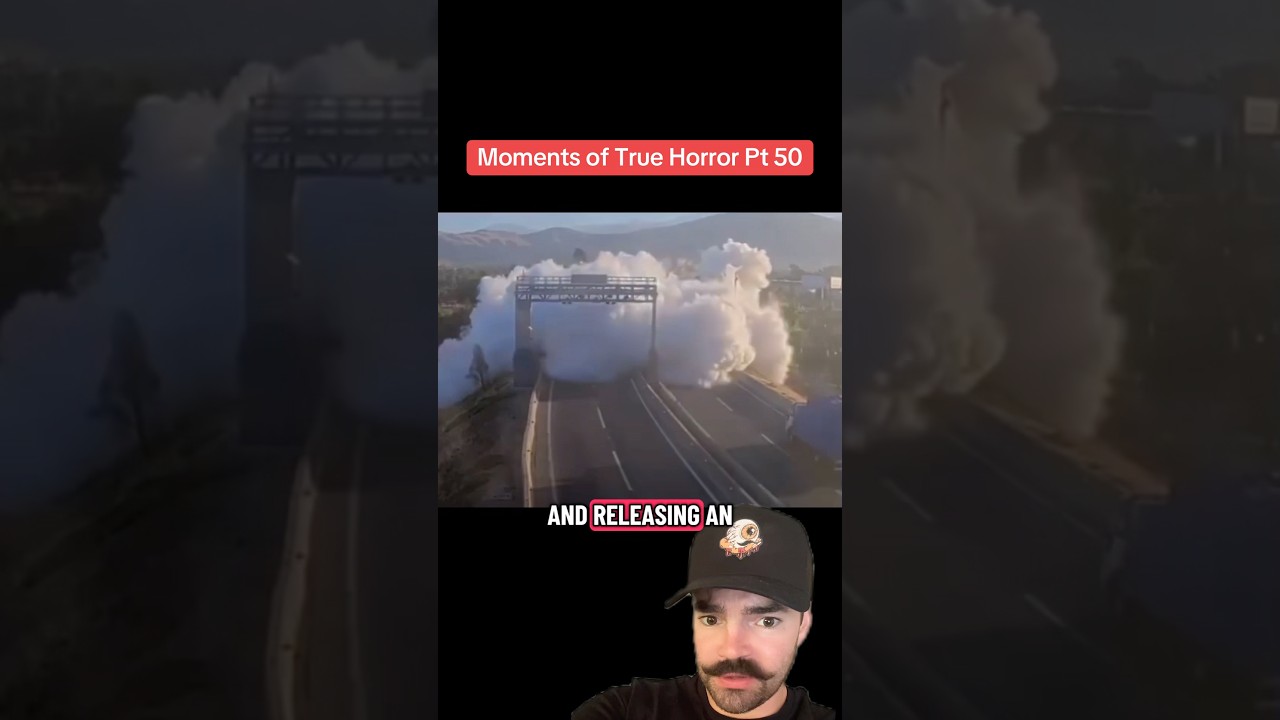 Highway is SWALLOWED by gas cloud… #morbidfacts