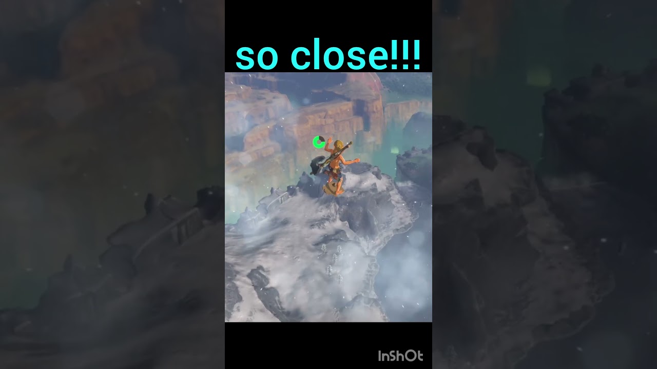 so close!!! #zelda #botw #speedrun #glitchmoments