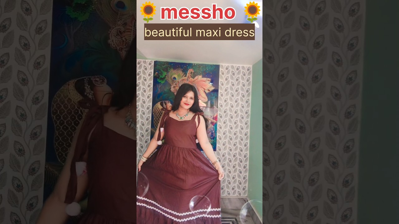 👗 Simple, Elegant & Budget Friendly | Meesho Maxi Dress Review