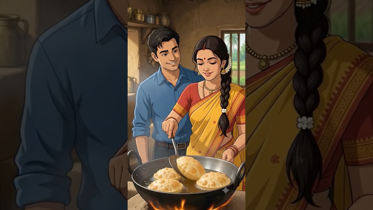 Cozy Rainy Village Panipuri Recipe 🌧️😍 | Ghibli Style Indian Village Cooking | ASMR Food Story