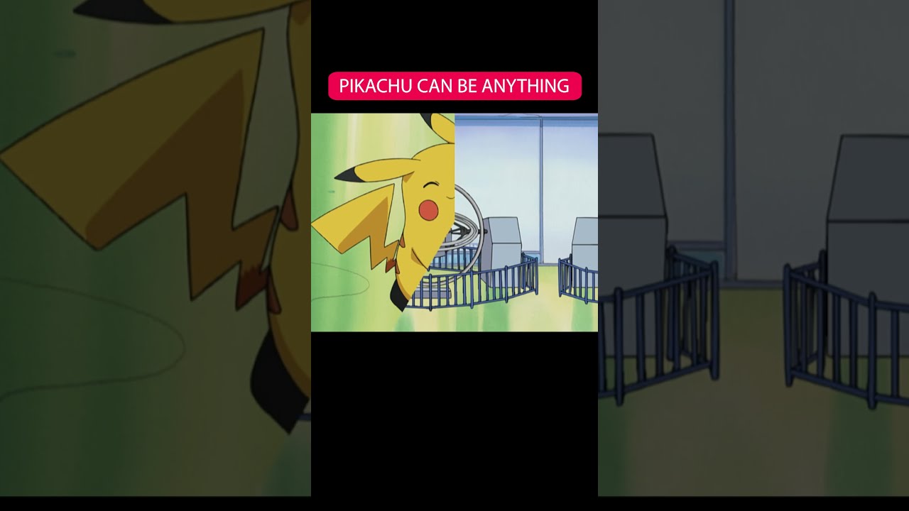 Pikachu can mimic any Pokémon!