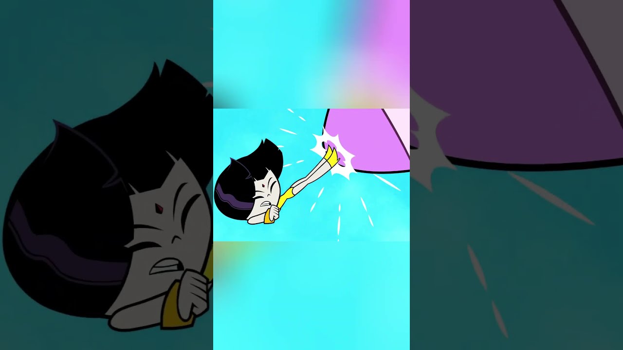 Raven's LEGS save the day! 😲 #reels #teentitansgo #funny #dc #cartoon #shorts