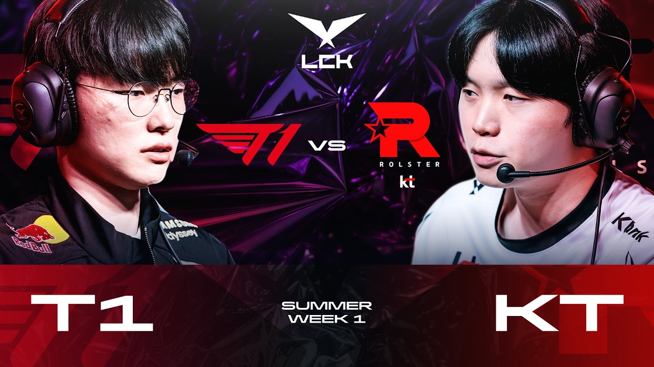 PIERWSZY MECZ SEZONU LETNIEGO - T1 vs KT ROLSTER - LCK SUMMER 2026