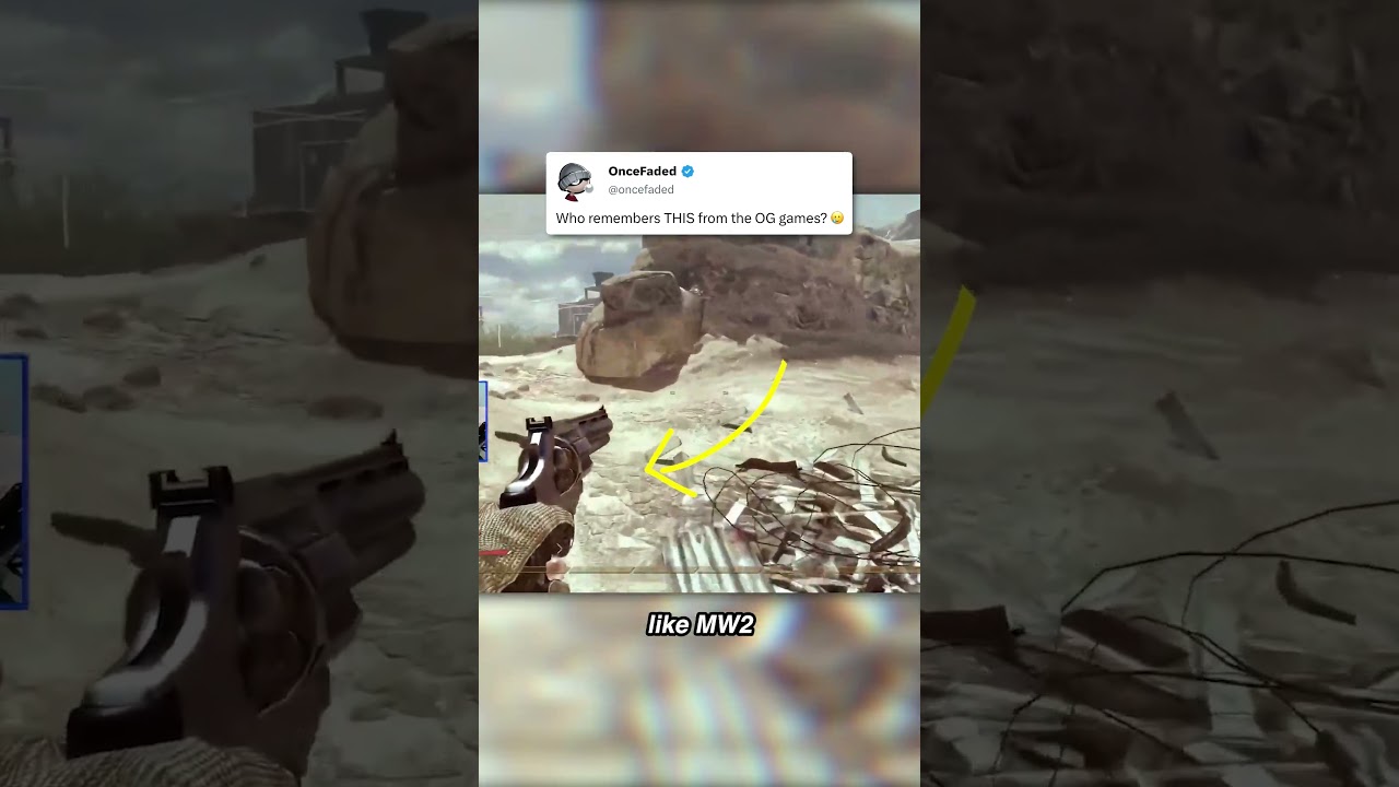The FORGOTTEN glitch from OG Call of Duty MW2 & BO2 😭 #callofduty #nostalgia