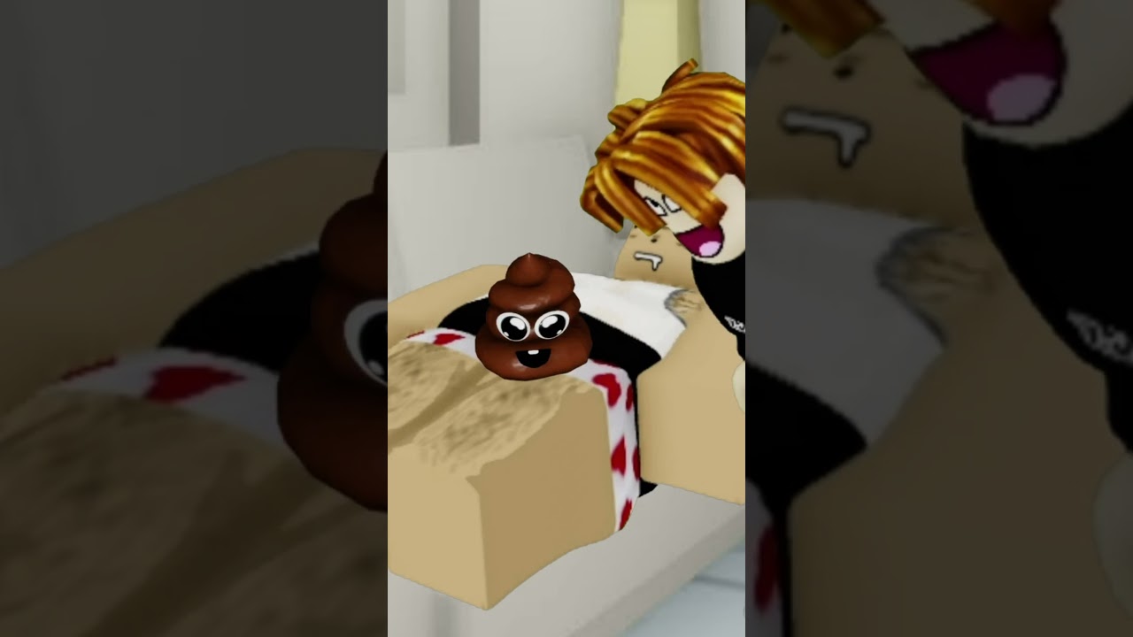 Bacon Hair changes tacos into poop in Roblox Brookhaven