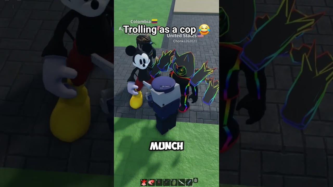 Trolling as a cop in Roblox 😭 #roblox #funny #memes #trolling #gaming #troll
