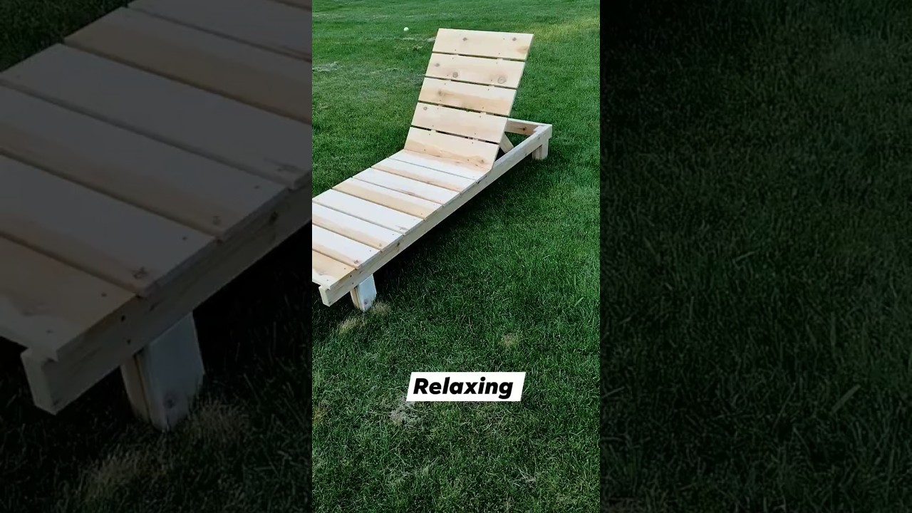 DIY lounge chair #shortsfeed