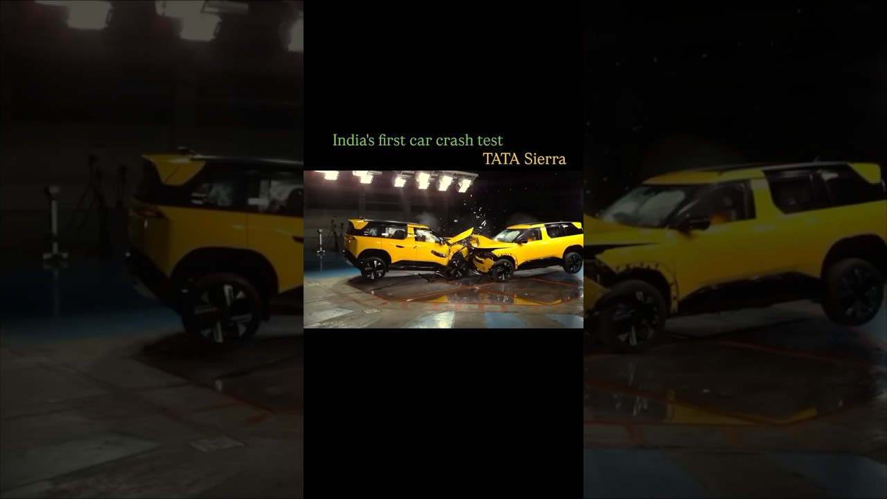 First crash test #tatamotors #cars #carlover #automobile #vlog #crashtest #car #viral #shorts