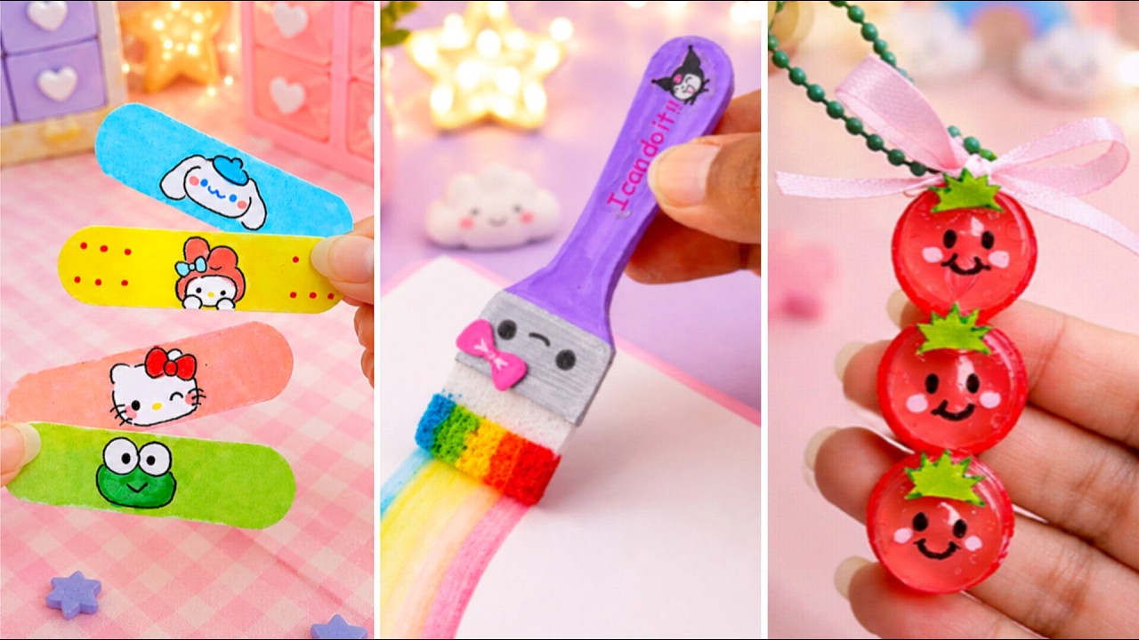 10 Easy craft ideas / miniature craft / Paper craft/ how to make /DIY school project/ Helena's Craft
