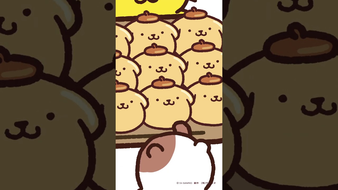 Pompompurin cookies taste extra sweet 🍪 #Pompompurin #HelloKittyandFriends #Sanrio