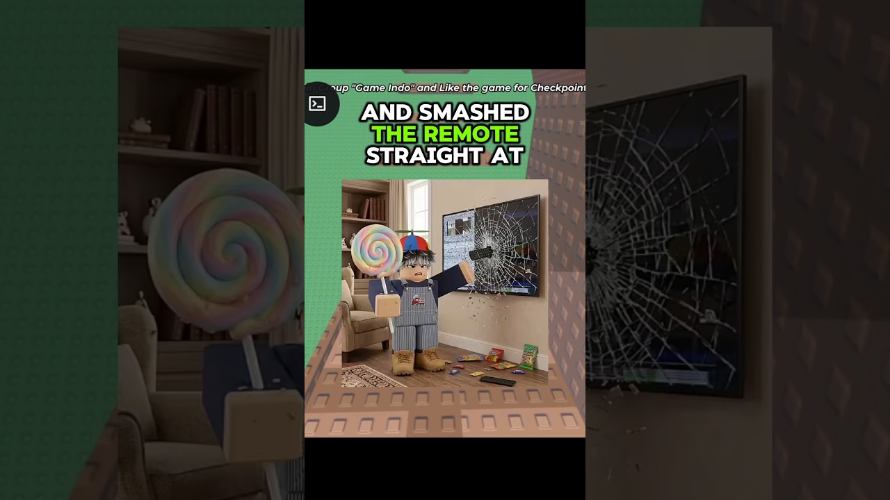 YOUR BROTHER SMASHED THE TV😭🤬#roblox #fyp #trending #relatable