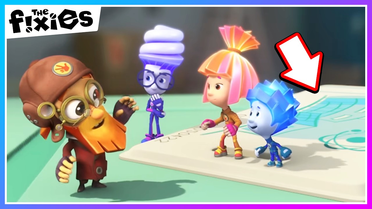 The Fixies Find The Professor's Keycard | The Fixies | Educational Cartoons For Kids