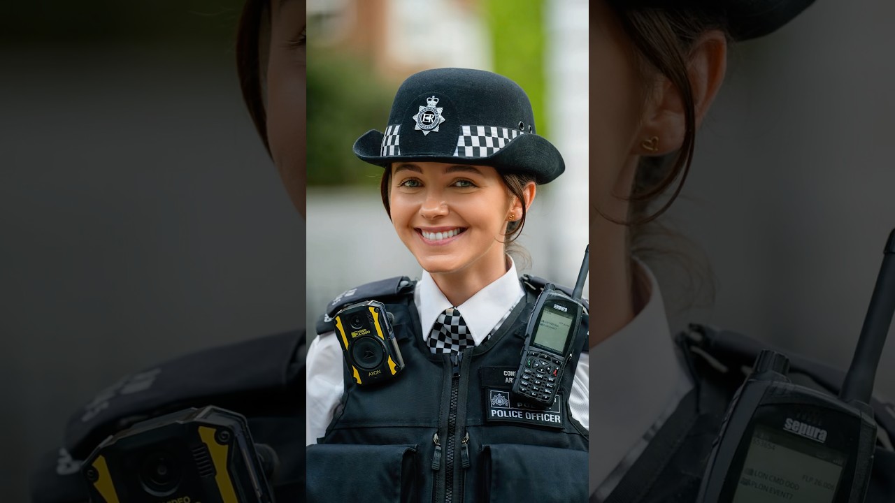 Beautiful British police officer on duty. 🇬🇧🚔 #PolicePhotography #BritishPolice #UKPolice #London