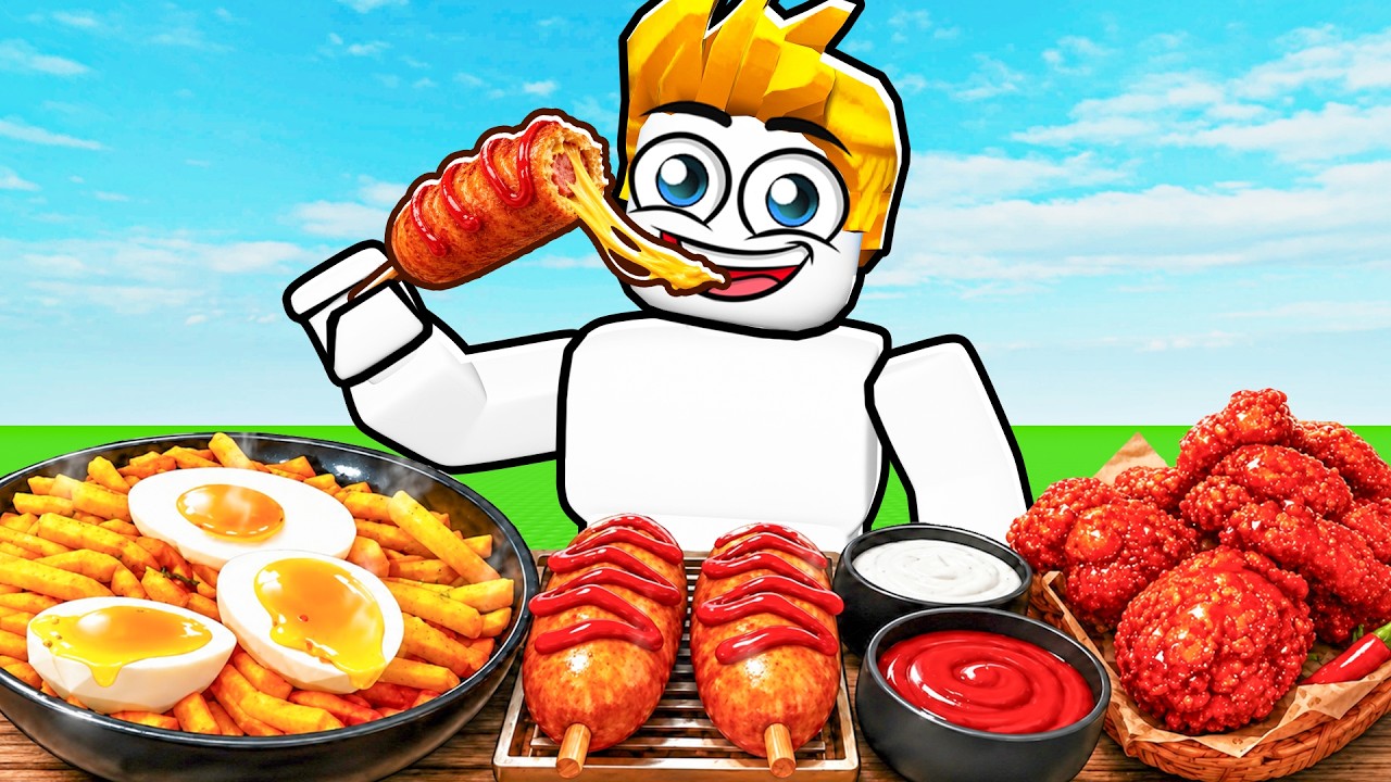 我在ROBLOX裡試著吃播..結果!?【Roblox 機械磚塊】