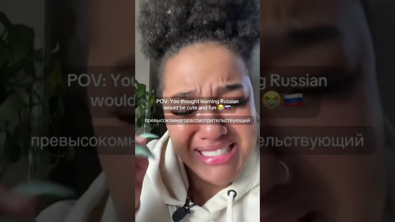 Learning 🇷🇺 with the Fluentera app 😭 #russian #languagelearning #fluentera