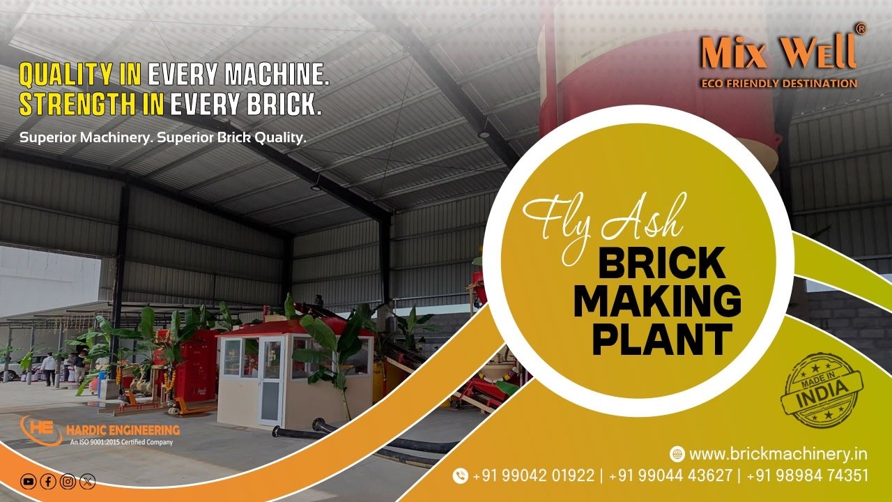 #FlyAshBrickMachine #BrickMakingMachine  #AutomaticConcreteBlockMachine #ConcreteBlockMakingMachine