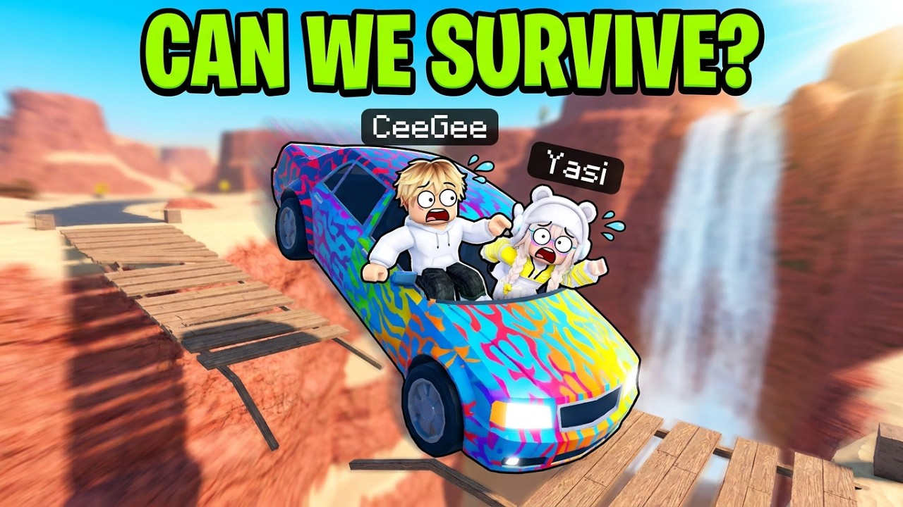 Can We Survive Risky Roads in Roblox!