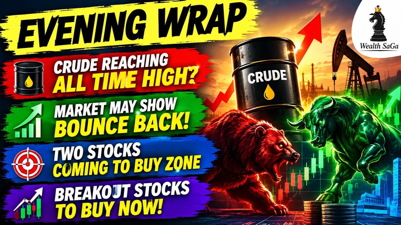 Crude huge Breakout 🚀 Stocks coming to buy Zone | Evening Wrap : 10 Sep 2026