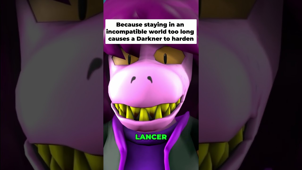 Darkners only turn into stone when they affect the story?