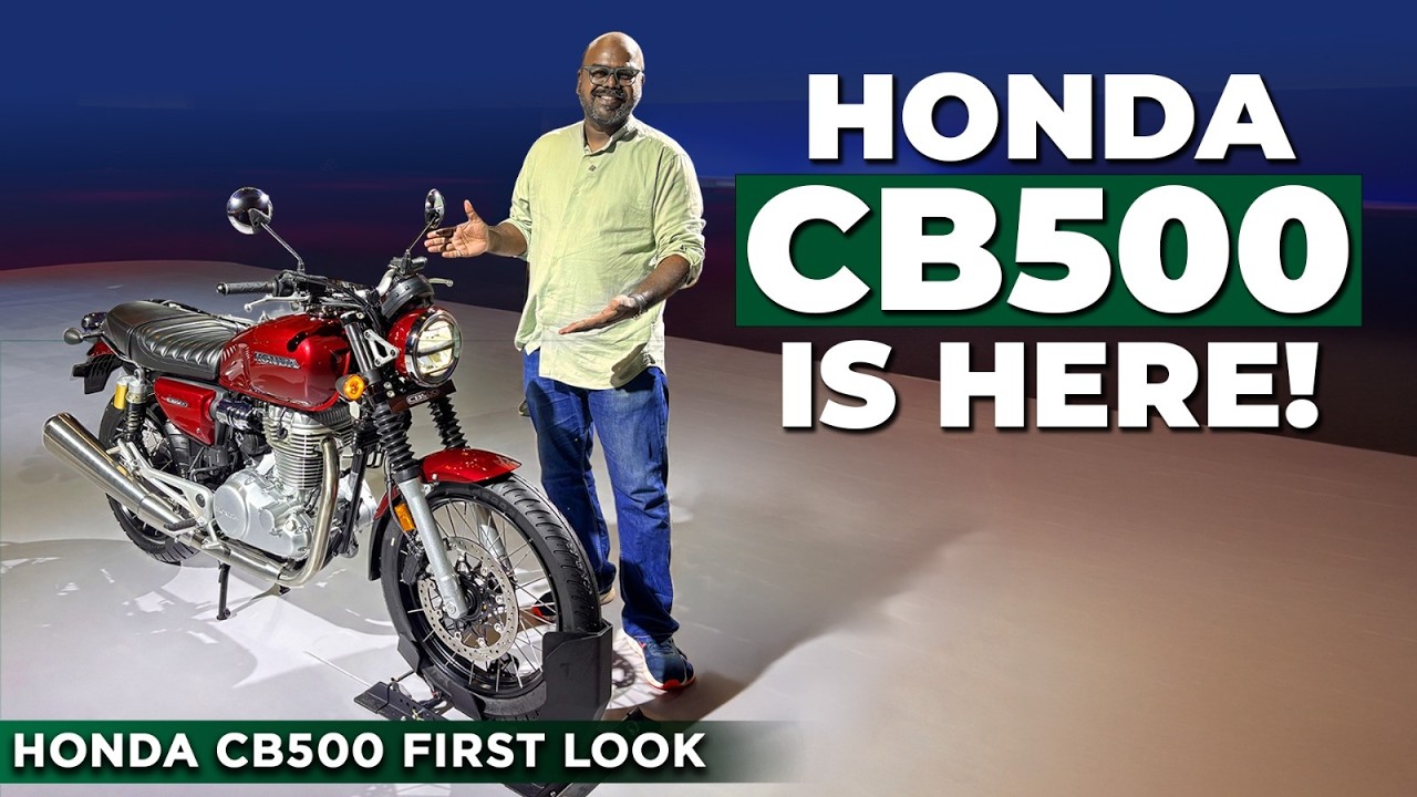 Honda CB500 Walkaround: First Look | Honda CB500 Retro Roadster Revealed
