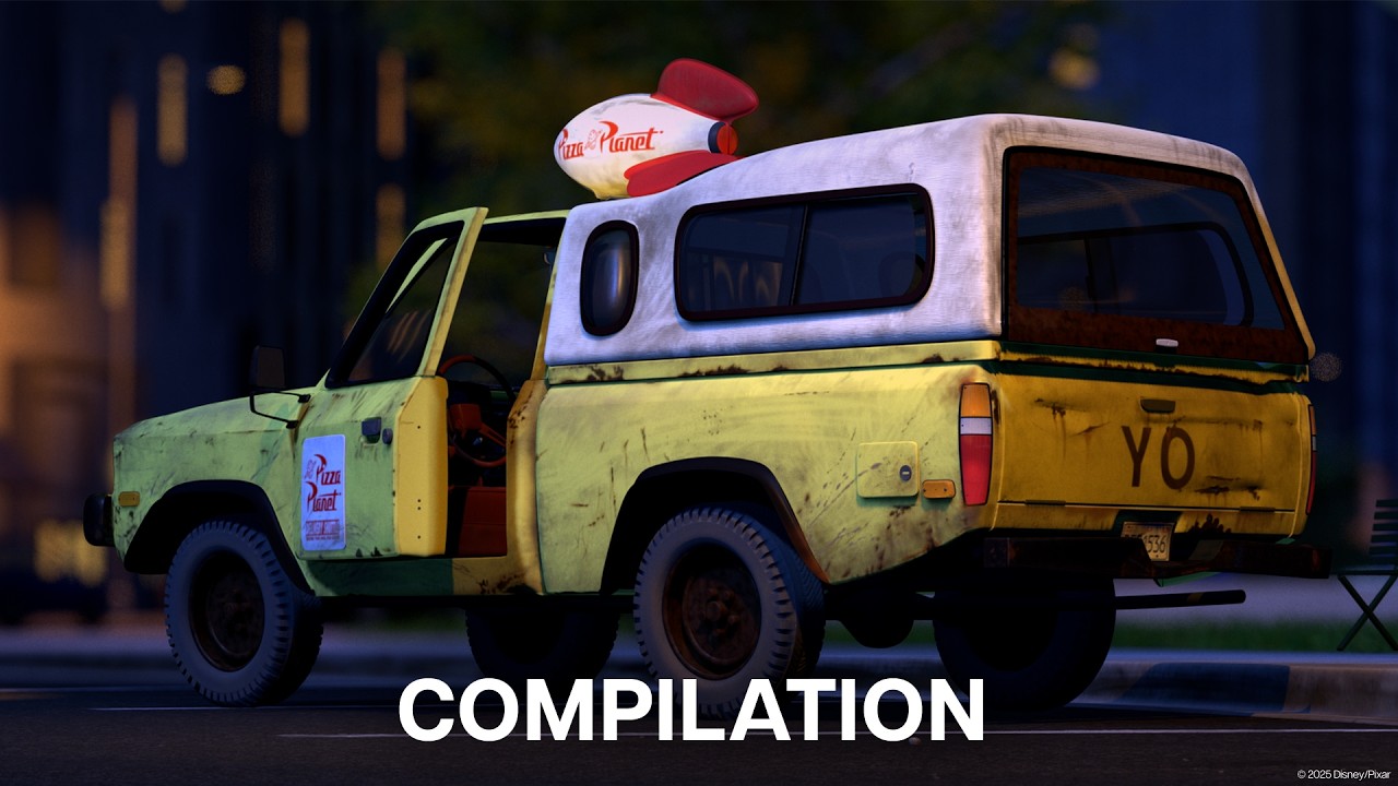 Pizza Planet Across The Pixar Universe | Compilation