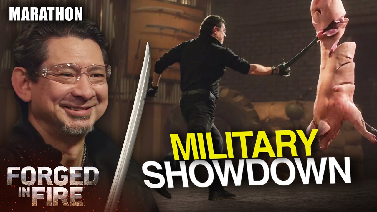 America’s Most Legendary Military Weapons Face the Ultimate Test | Marathon | Forged in Fire