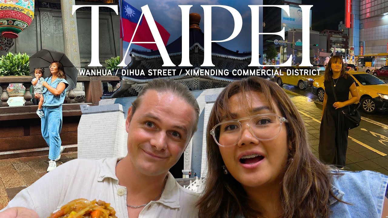 Visiting the Best spots in Taipei as a family! | Taiwan vlog 🇹🇼