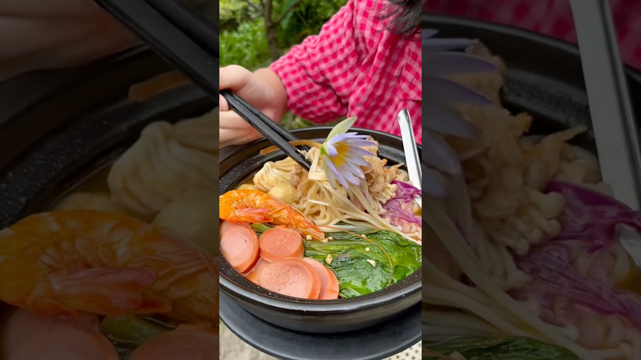 Ngày đẹp trời ăn mì cay #linhduyen #mukbang #food