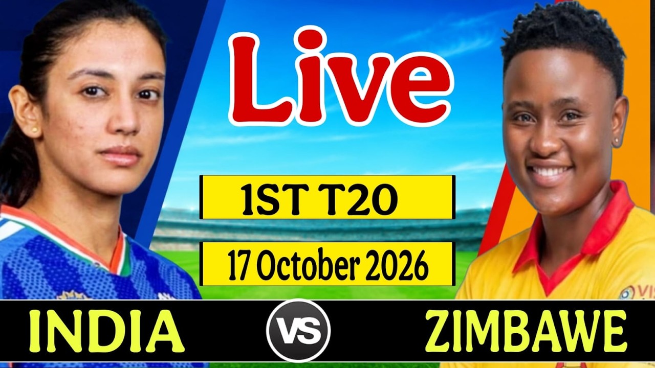 IND-W vs ZIM-W 1st T20I 2026 | India Women vs Zimbabwe Women 1st T20I 2026 Live Commentary