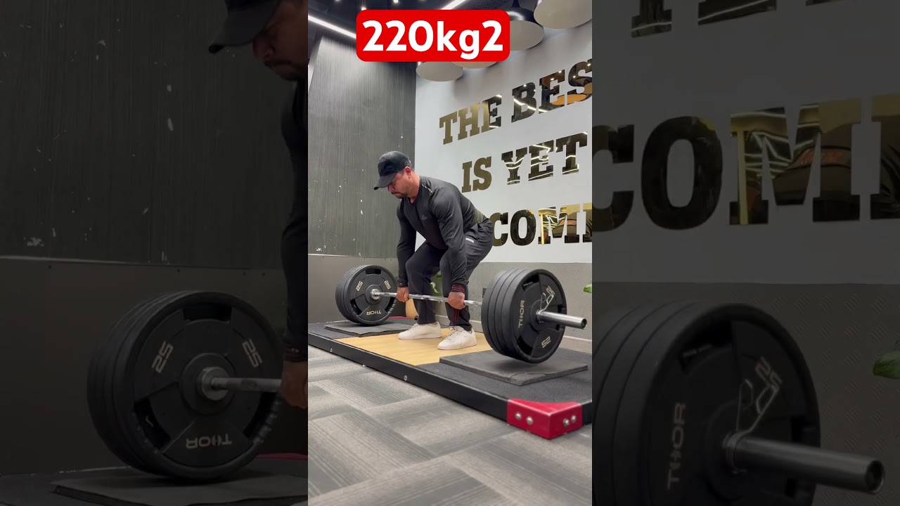 220kg2 Deadlift #explore #trending #viral @Rohitfitness1600 #motivation#lifestyle #subscribe