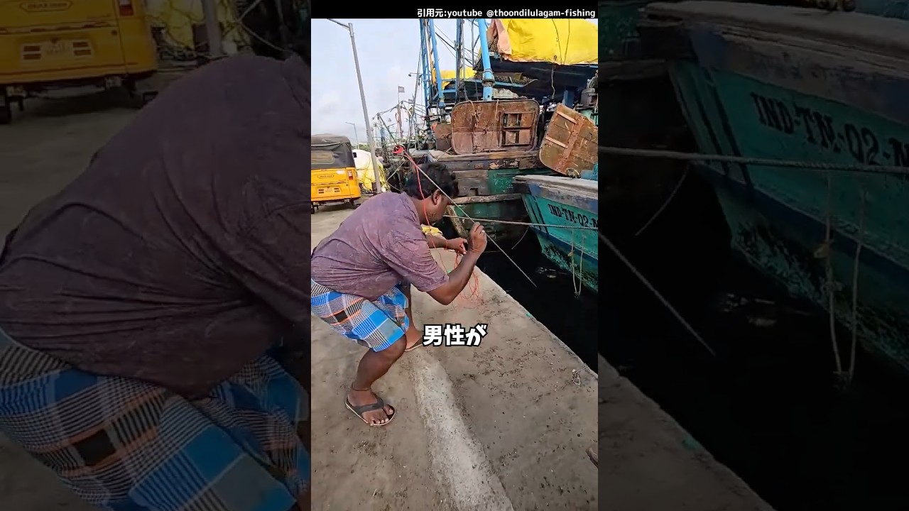 そこで研ぎます！？#釣り#魚釣り#漁師#fishing#shorts