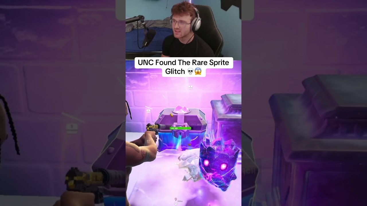 UNC Found The Rare Sprite Glitch 😱💀#fortnite #fortniteclips #gaming