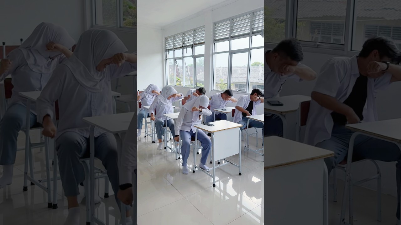 Murid2 bukan nya belajar malah ngeberisikin😱😤 #comedy #funny