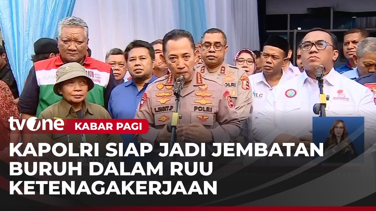 Berdialog dengan Kapolri, Materi RUU Ketenagakerjaan Terus Digodok Kaum Buruh | Kabar Pagi