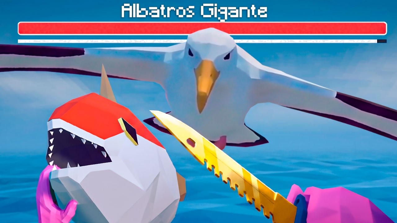 Aniquilando a La GAVIOTA GIGANTE (me roba el pescado)