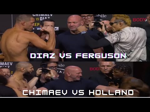 The most Bizarre UFC event ever Diaz vs Ferguson ; Chimaev vs Holland